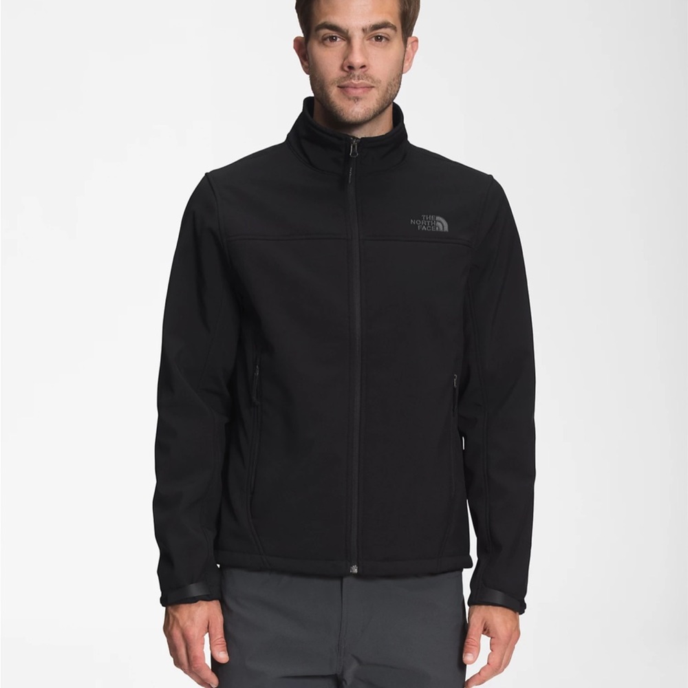 Black north face zip up
